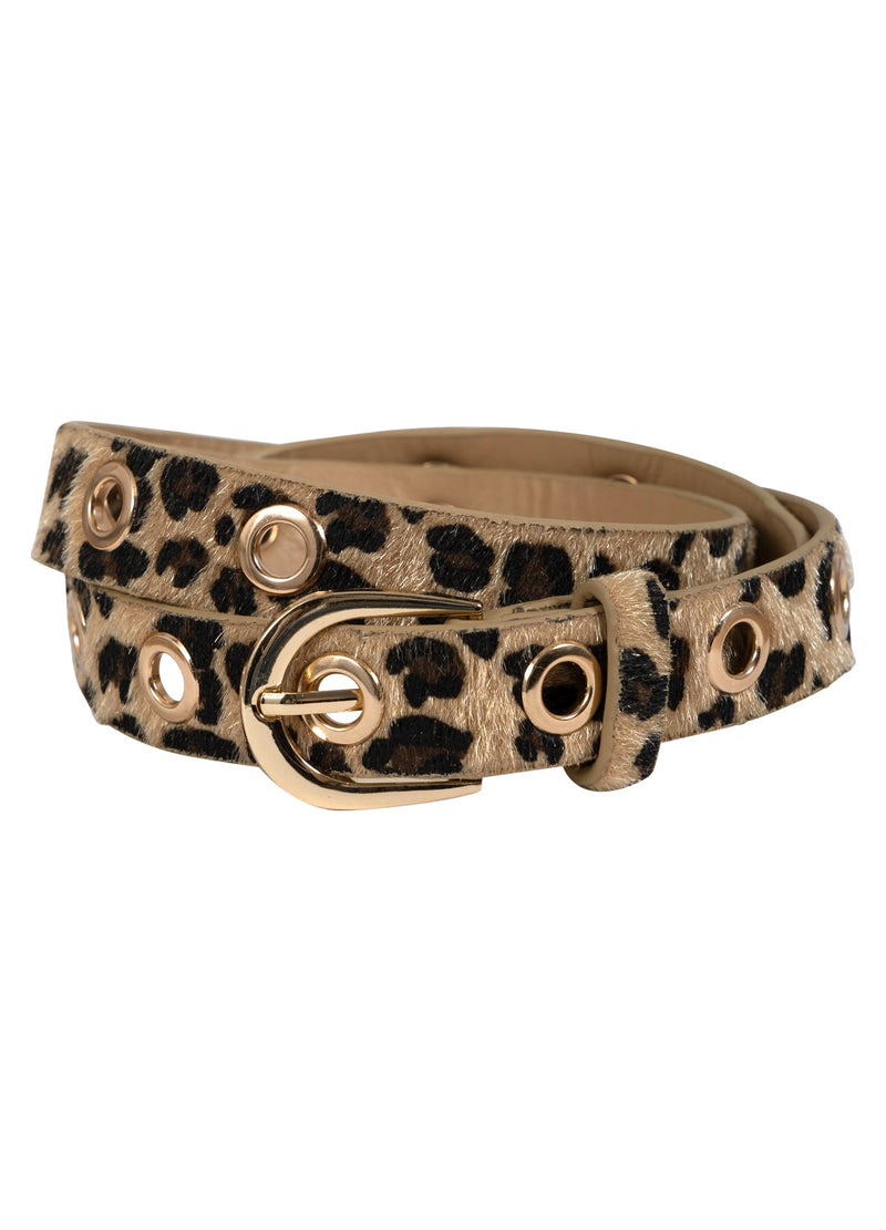 Coster Copenhagen TIERMUSTER GÜRTEL Accessories Leopard fur - 918