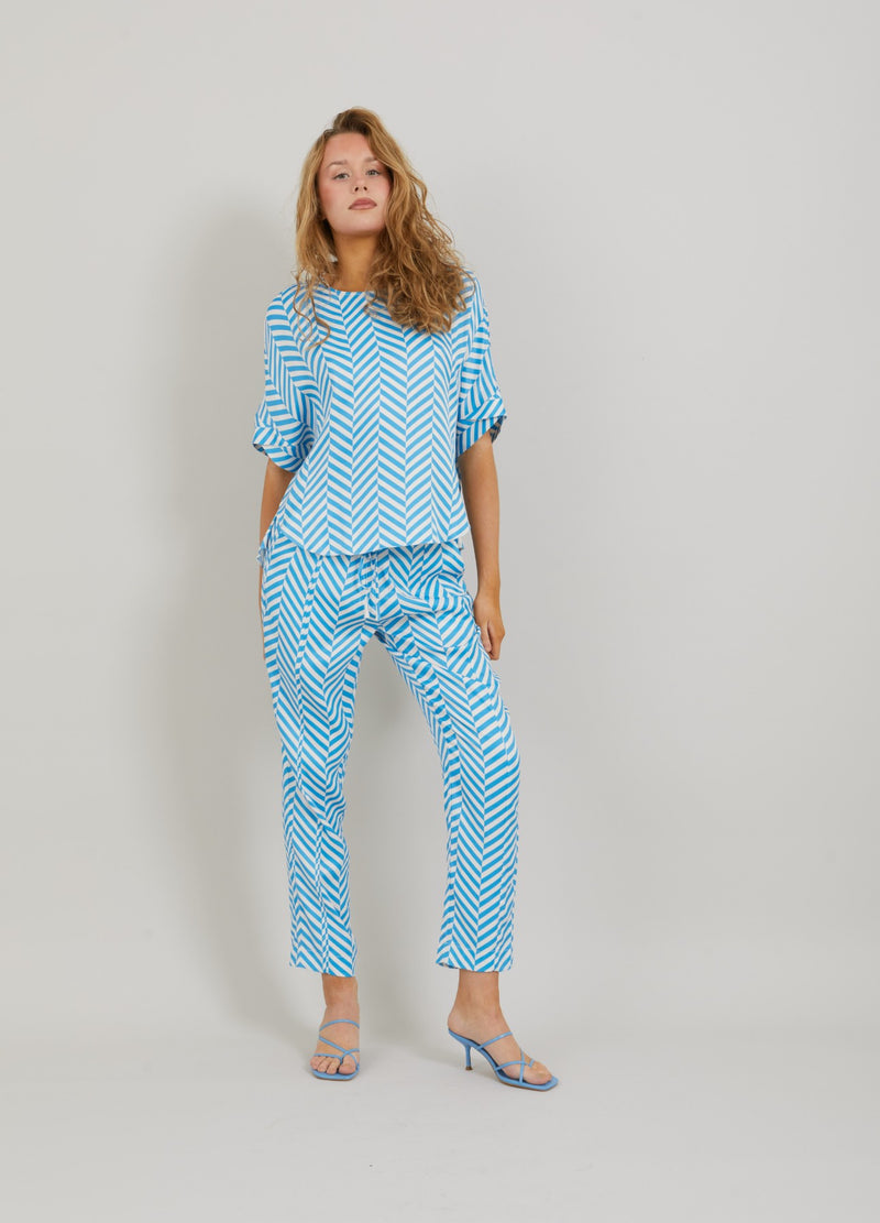 Coster Copenhagen  TOP MIT FISCHGRÄTMUSTER  Shirt/Blouse Heringbone print - 918