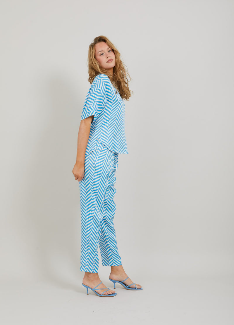 Coster Copenhagen  TOP MIT FISCHGRÄTMUSTER  Shirt/Blouse Heringbone print - 918
