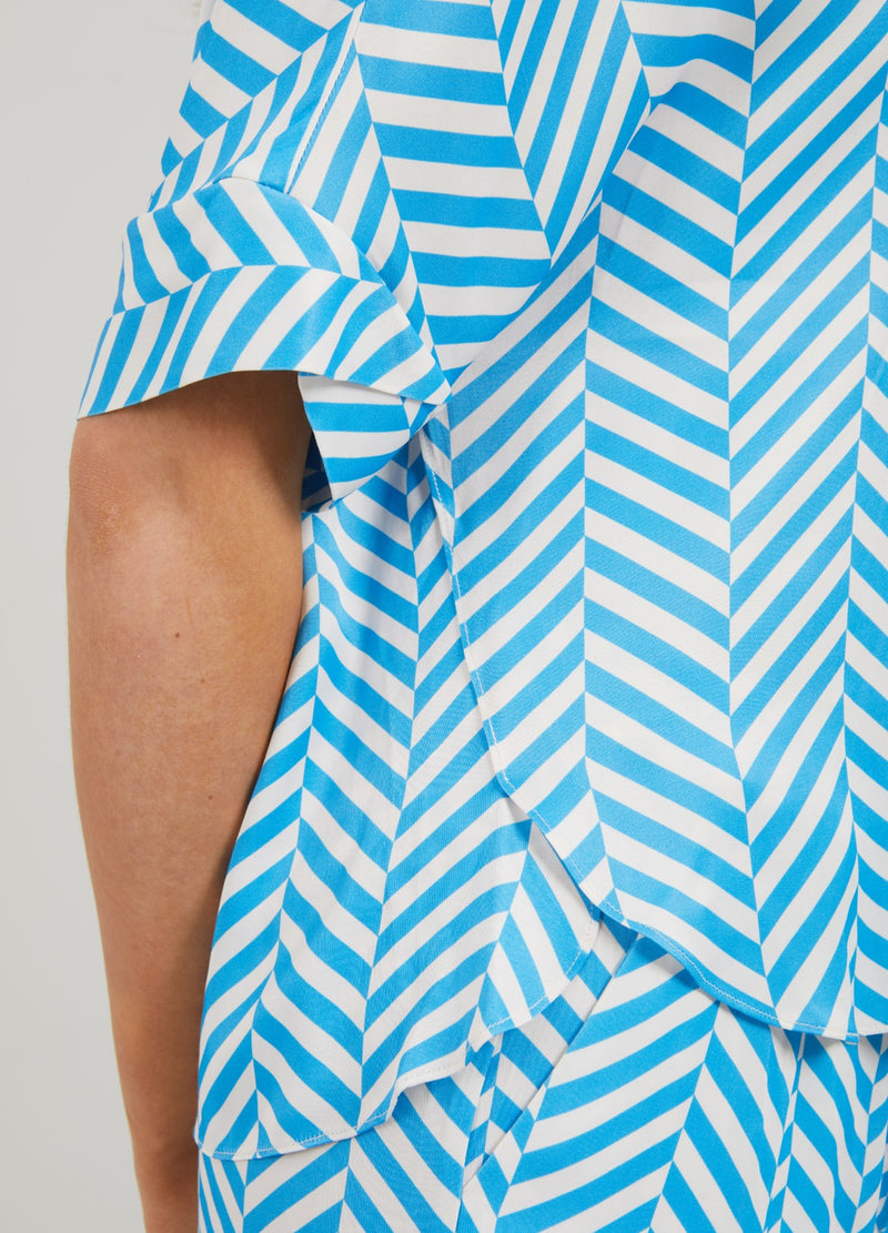 Coster Copenhagen  TOP MIT FISCHGRÄTMUSTER  Shirt/Blouse Heringbone print - 918