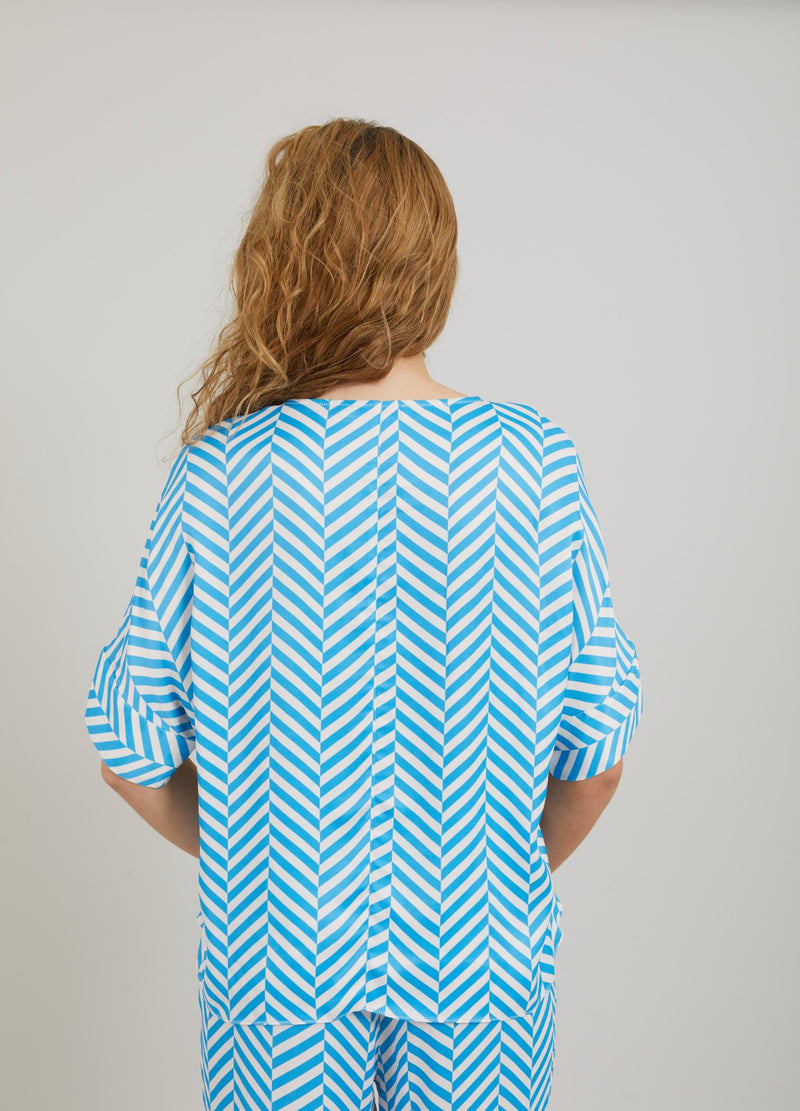Coster Copenhagen  TOP MIT FISCHGRÄTMUSTER  Shirt/Blouse Heringbone print - 918