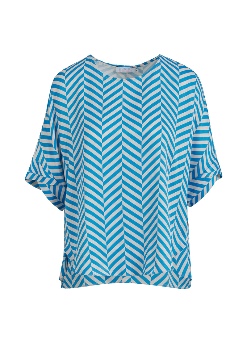 Coster Copenhagen  TOP MIT FISCHGRÄTMUSTER  Shirt/Blouse Heringbone print - 918