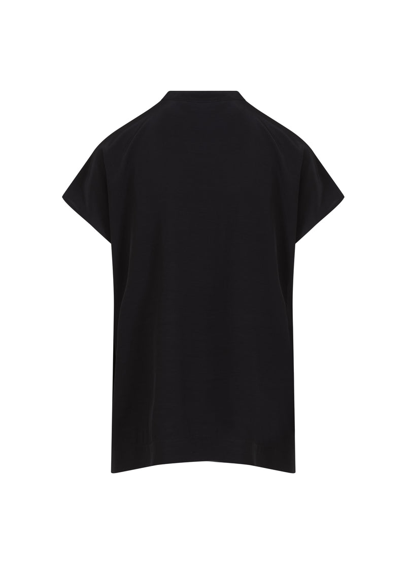 Coster Copenhagen TOP MIT STEHKRAGEN Shirt/Blouse Black - 100