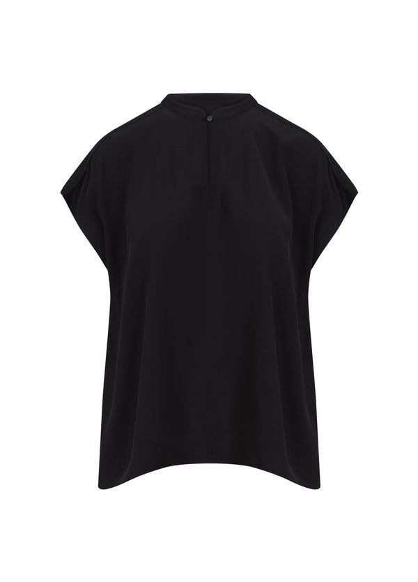 Coster Copenhagen TOP MIT STEHKRAGEN Shirt/Blouse Black - 100