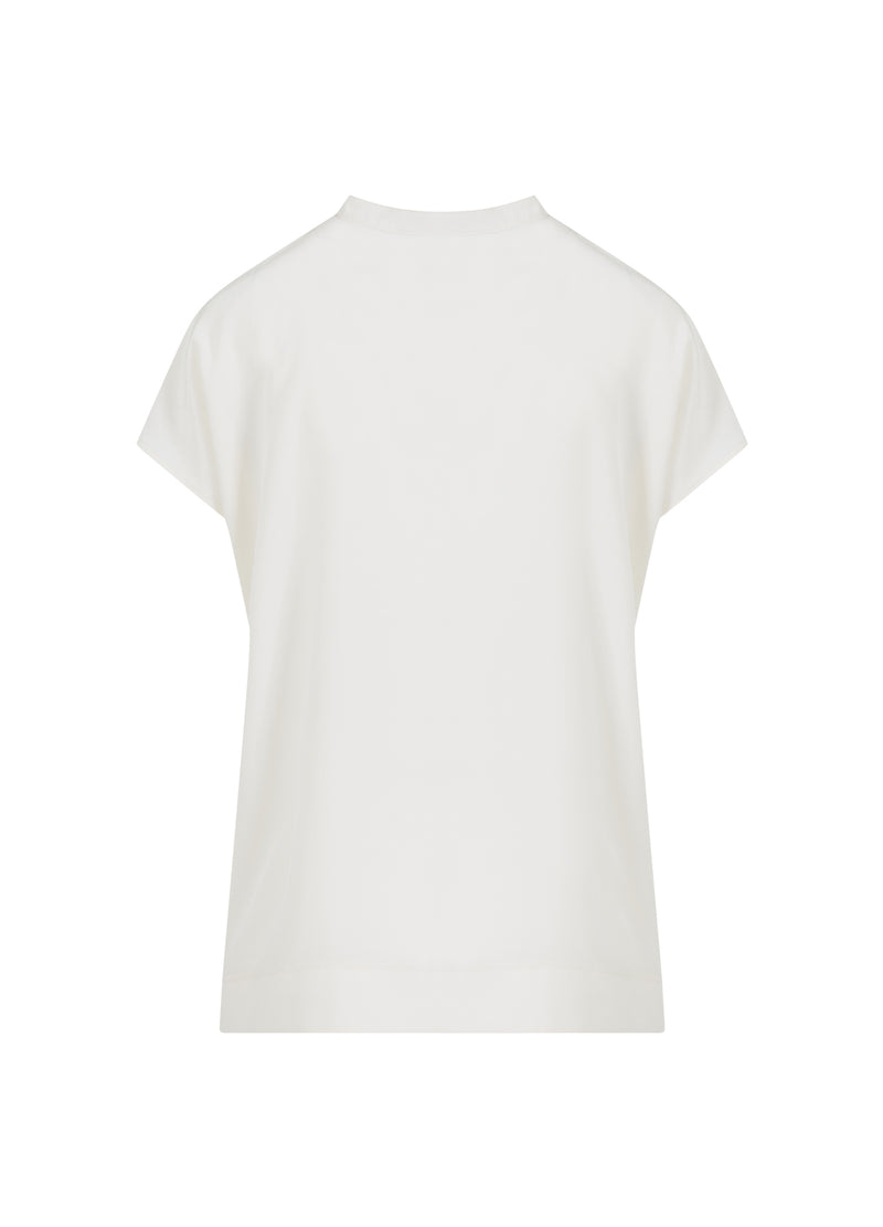 Coster Copenhagen TOP MIT STEHKRAGEN Shirt/Blouse Off white - 201