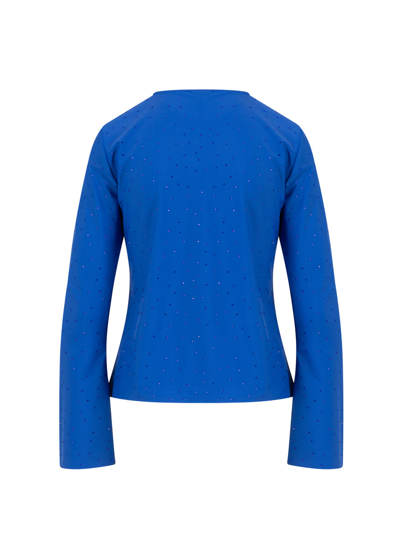 Coster Copenhagen TRÄGERTOP MIT STRASSSTEINEN Shirt/Blouse Rich blue - 583