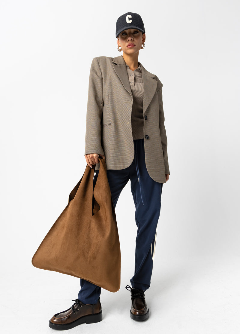 Coster Copenhagen ÜBERGROßES KARIERTES SAKKO Blazer Brown check - 371