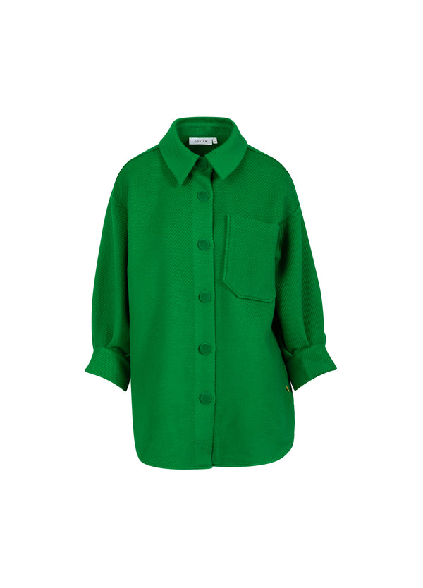 Coster Copenhagen ÜBERGROßE BABYRIPPENJACKE Outerwear Lush green - 444