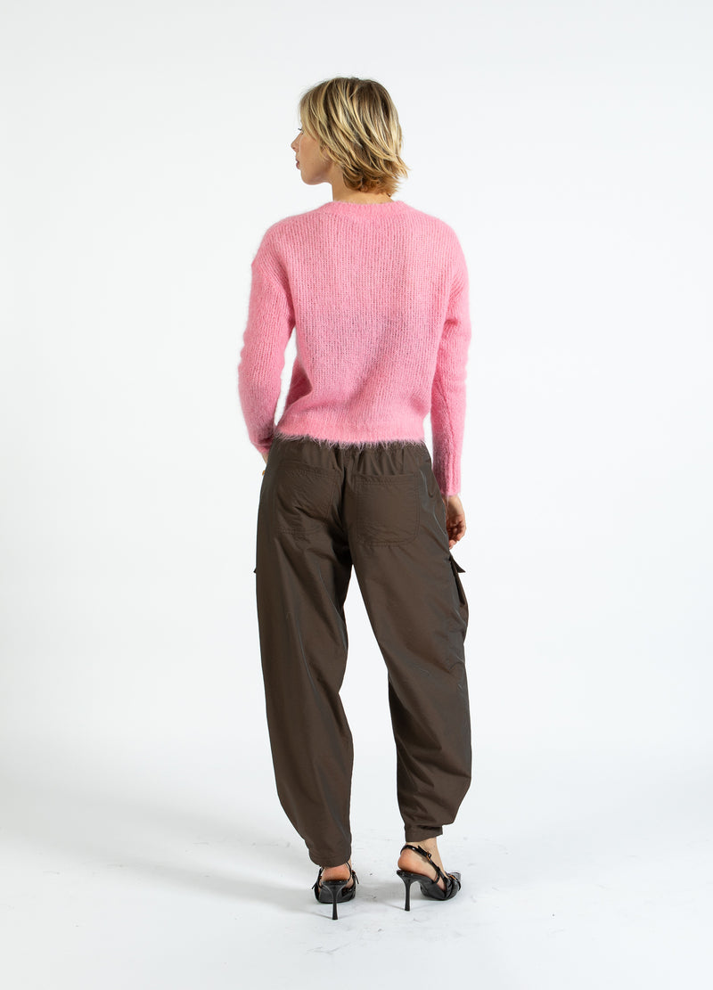 Coster Copenhagen V-AUSSCHNITT STRICK IN ALPAKA Knitwear Tropical pink - 689