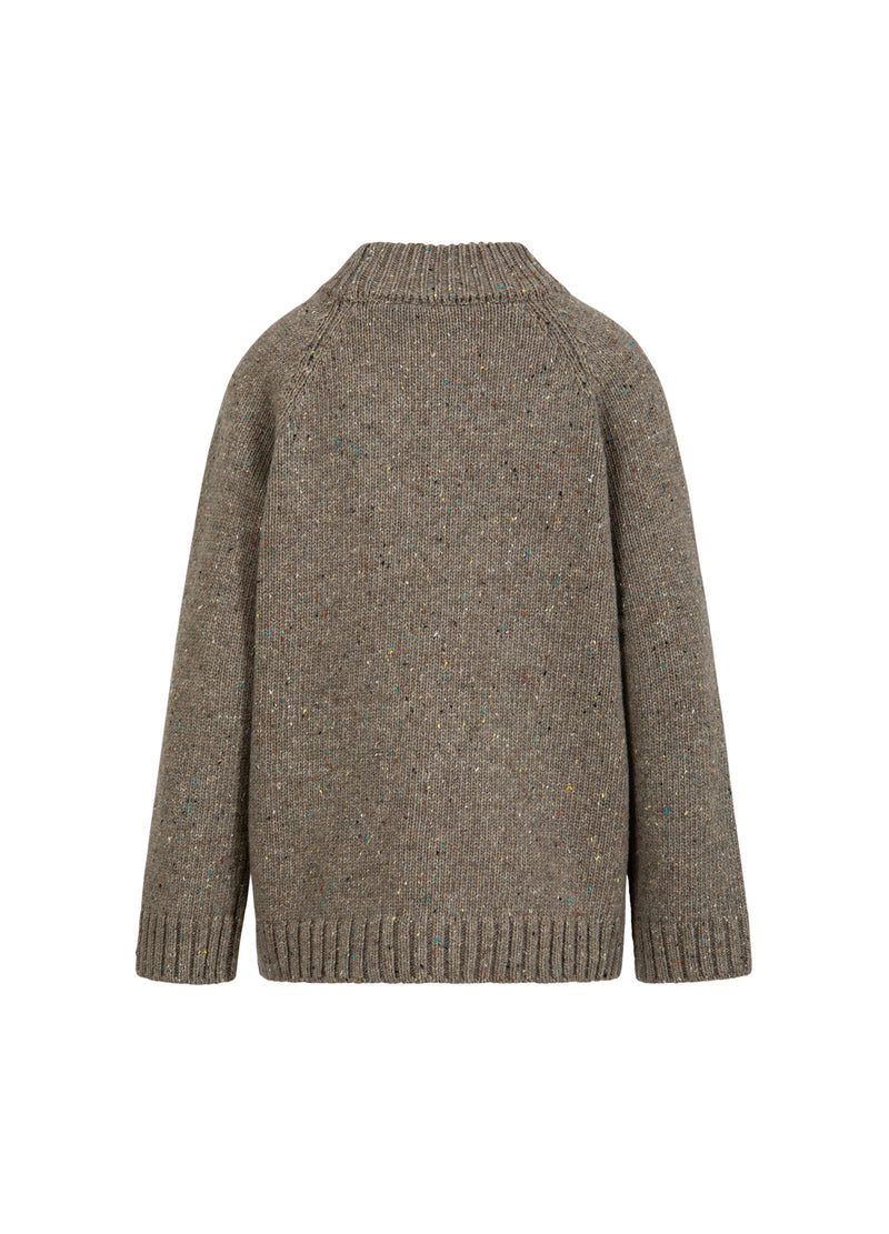 Coster Copenhagen VERDAMMT GESTRICKT Knitwear Taupe melange - 313