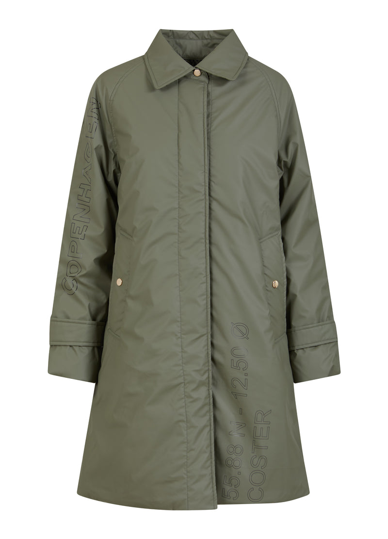 Coster Copenhagen WINTER REGENMANTEL Outerwear Dusty green - 465