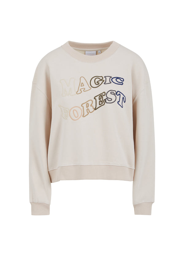Coster Copenhagen  ZAUBERWALD-SWEATSHIRT Shirt/Blouse Cream - 241