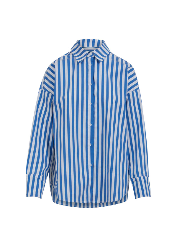 CC Heart CC HEART HARPER ÜBERGROSSES HEMD MIT STREIFEN Shirt/Blouse Blue stripes - 909