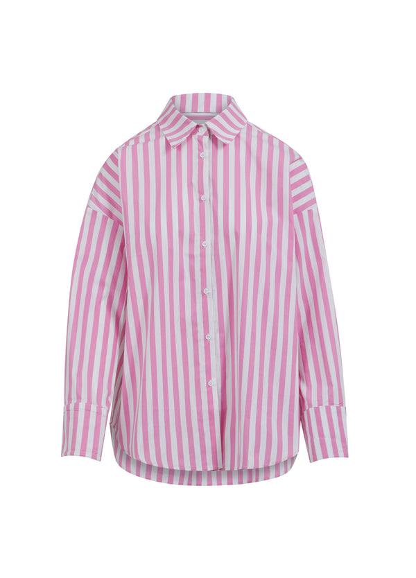 CC Heart CC HEART HARPER ÜBERGROSSES HEMD MIT STREIFEN Shirt/Blouse Pink stripes - 907