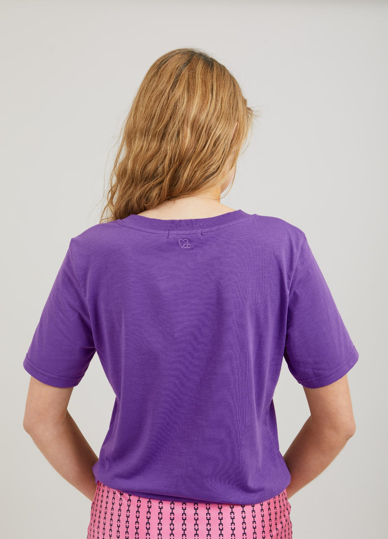 CC Heart  CC HEART REGULÄRES T-SHIRT T-Shirt Warm purple - 803