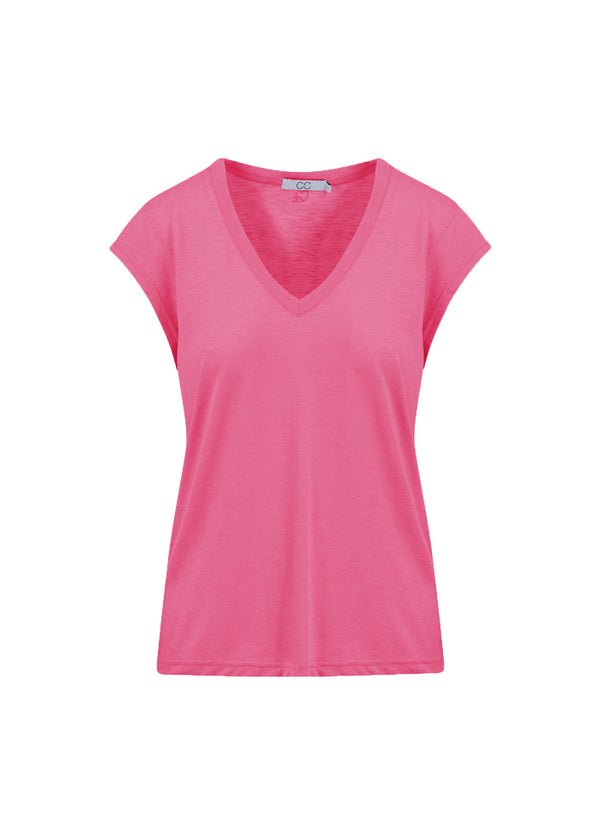 CC Heart  CC HEART V-AUSSCHNITT T-SHIRT T-Shirt Clear pink - 691