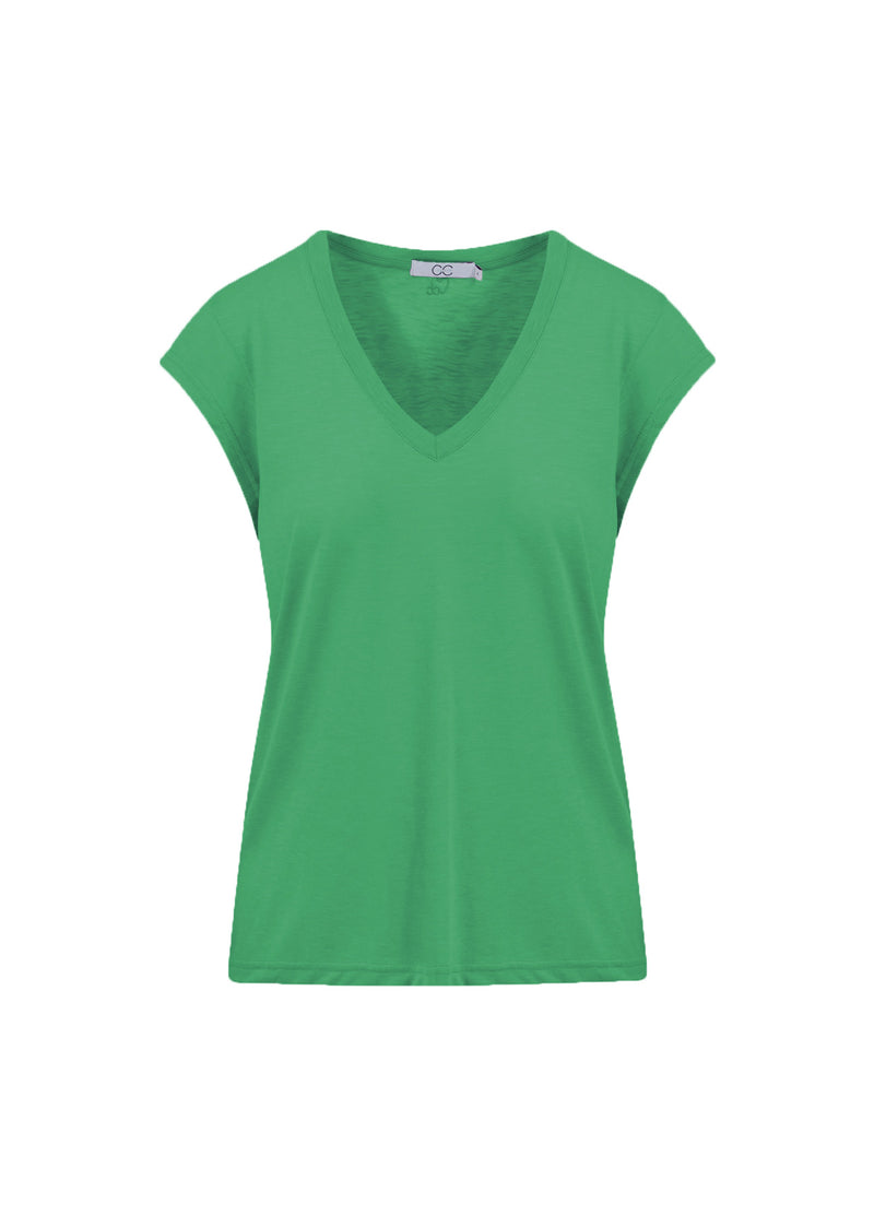 CC Heart   CC HEART V-AUSSCHNITT T-SHIRT T-Shirt Emerald green - 402