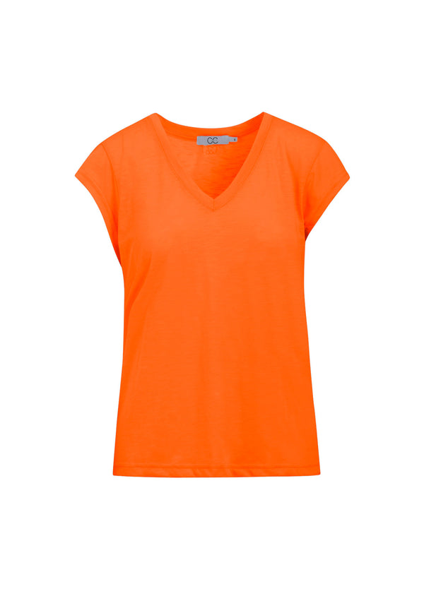 CC Heart   CC HEART V-AUSSCHNITT T-SHIRT T-Shirt Orange -701