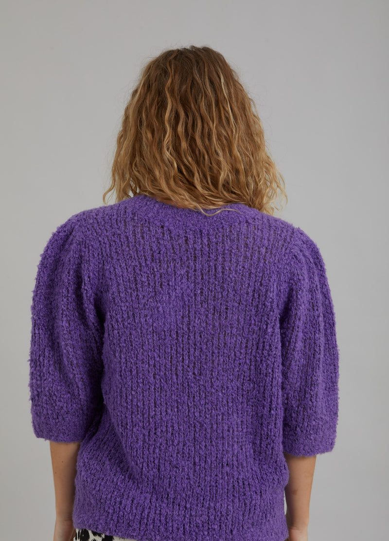 Coster Copenhagen GESTRICKT MIT PUFFÄRMELN Knitwear Warm purple - 846