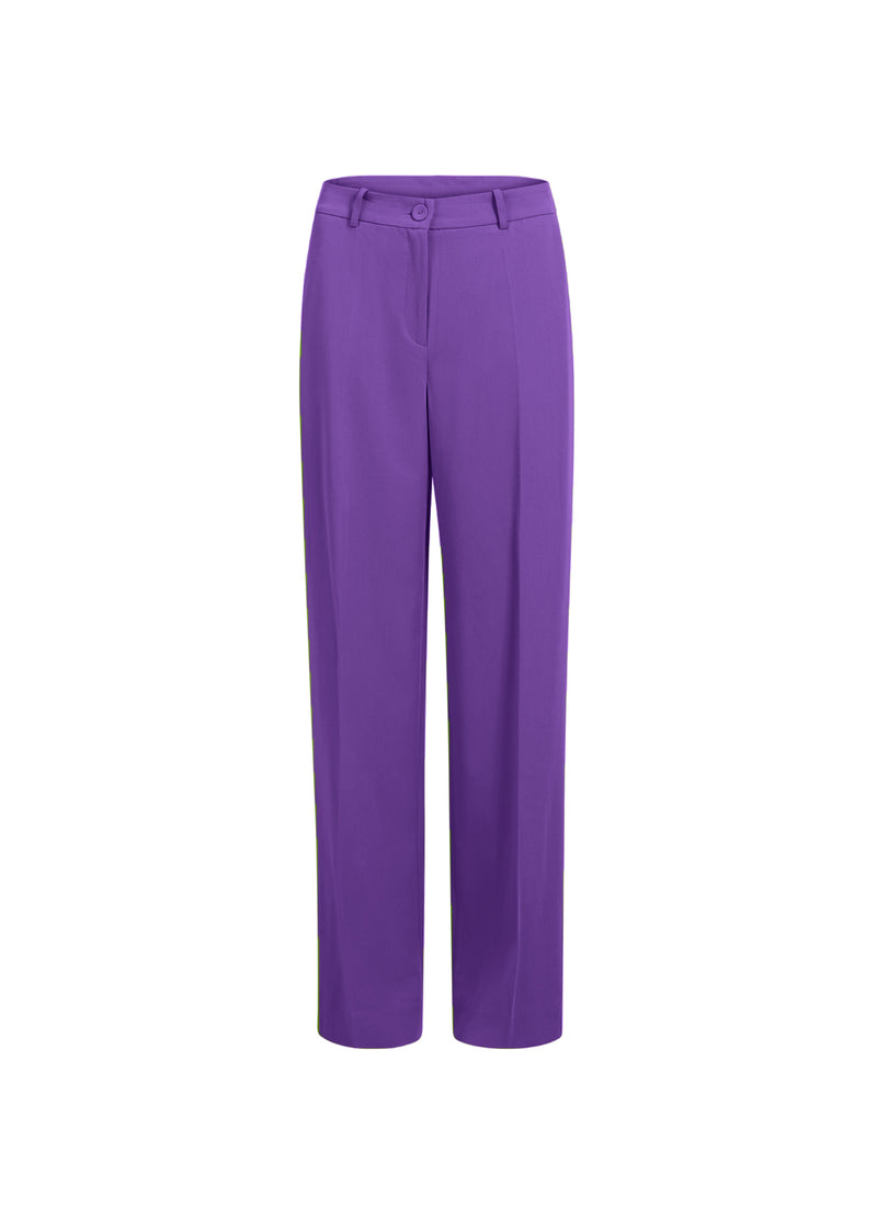 Coster Copenhagen HOSE MIT WEITEM BEIN - PETRA FIT Pants Warm purple - 846