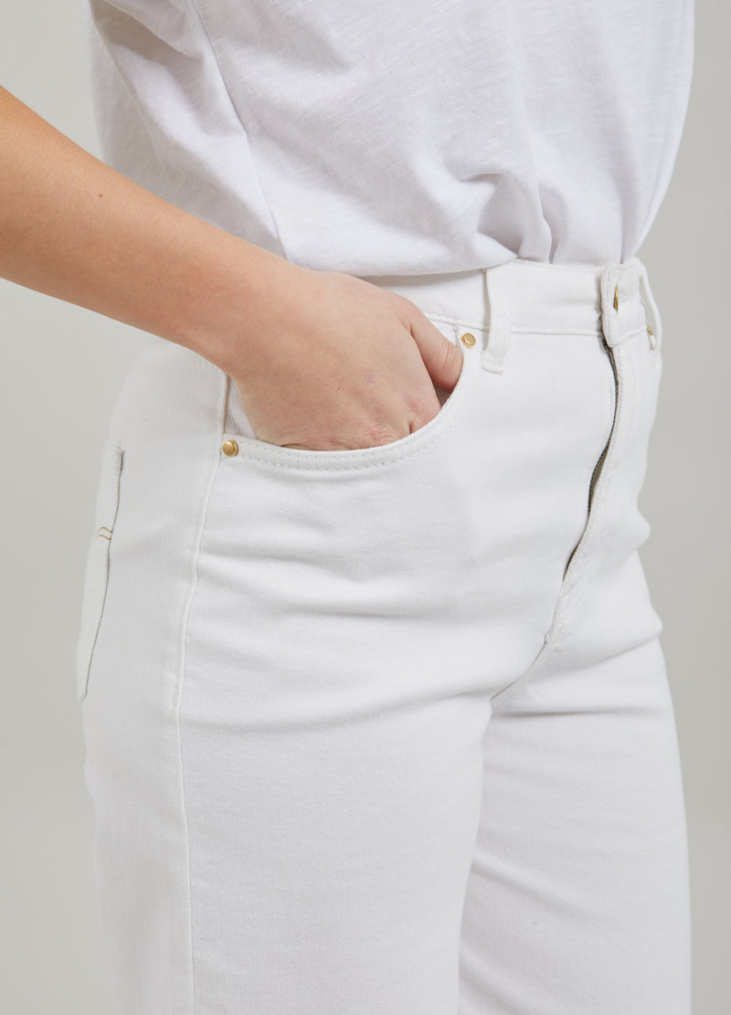 Coster Copenhagen  JEANS MIT HOHER TAILLE - PASSFORM PETRA  Pants White - 200