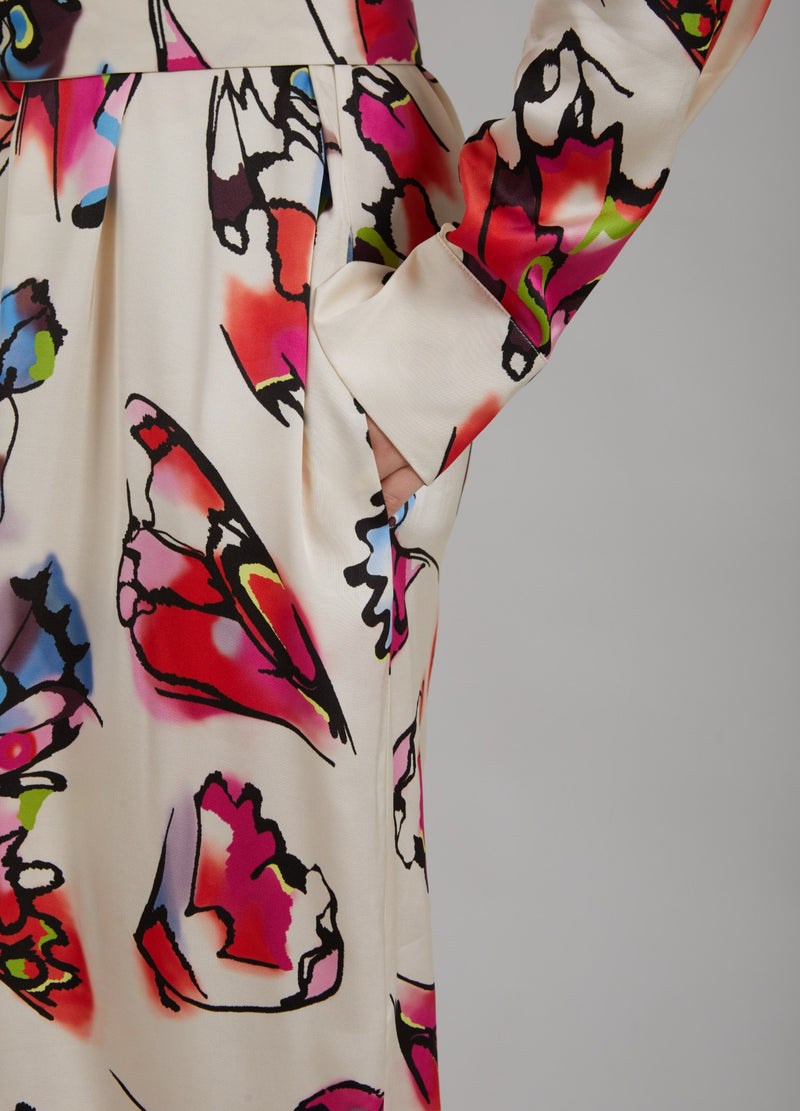 Coster Copenhagen KLEID MIT SCHMETTERLINGSDRUCK Dress Butterfly print - 907