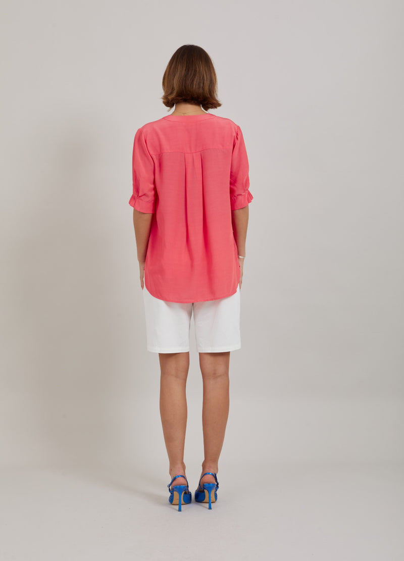 Coster Copenhagen  KURZARM-SHIRT Shirt/Blouse Intense pink - 659