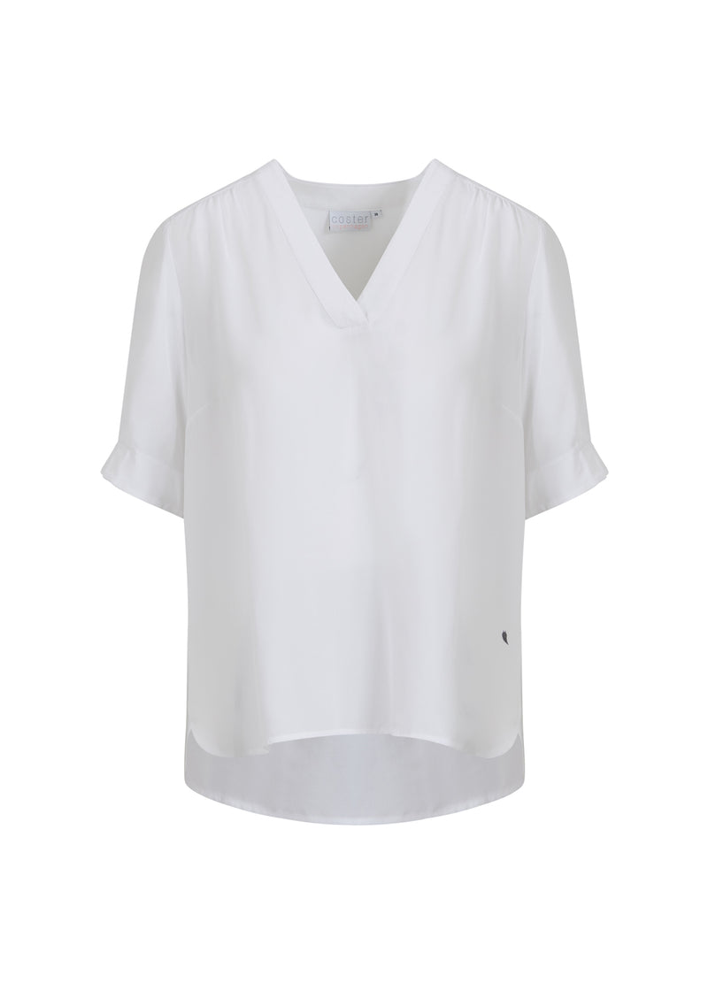 Coster Copenhagen  KURZARM-SHIRT Shirt/Blouse White - 200