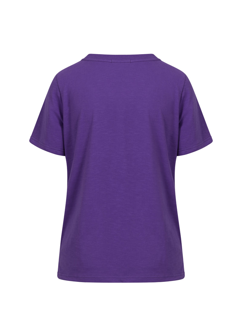 Coster Copenhagen T-SHIRT MIT PILZDRUCK T-Shirt Warm purple - 846
