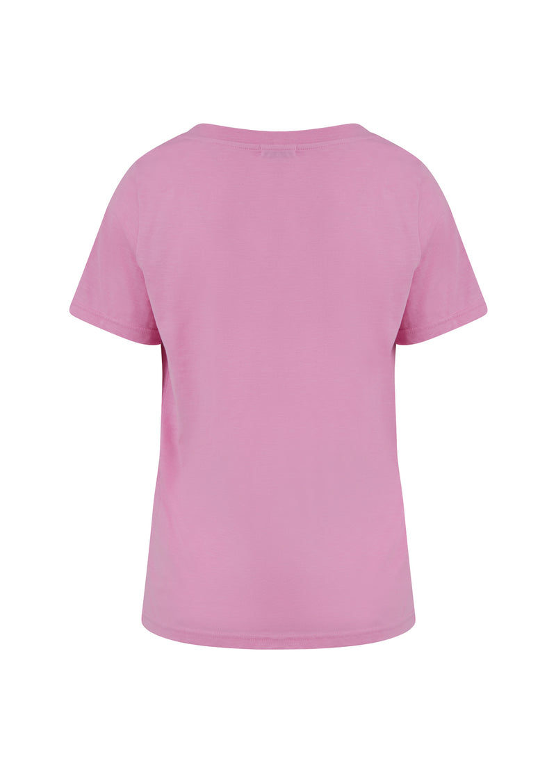 Coster Copenhagen  T-SHIRT MIT WOLKENDRUCK - MITTELLANGER ÄRMEL T-Shirt Rose pink - 644